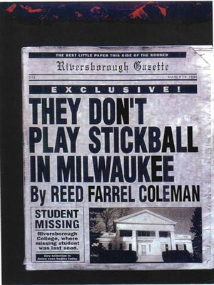 cover image of They Don't Play Stickball in Milwaukee